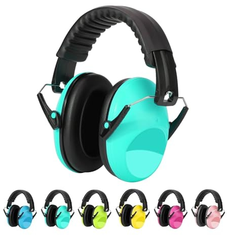 Kriogor Ear Defenders Children Noise Cancelling Headphones Passive Sound-Blocking Earmuffs 26dB SNR, Adjustable Kids Ear Defenders Protector for 2+ Year Old Boys Girls Autism Toddlers Children