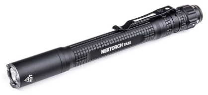 Nextorch TA22 Tactical Pen Torch, Rechargeable 850 Lumens High Brightness LED EDC Torch, IPX8 Waterproof & Impact-Resistant, Portable Penlight with Clip for Pocket Home Emergency Security Work Repair