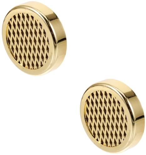 WRITWAA 2 Stück Luftbefeuchter Goldfarben Humidor-Luftbefeuchter Zur Befeuchtung Und Erhöhung Der Luftfeuchtigkeit Rundes Feuchtigkeitspaket