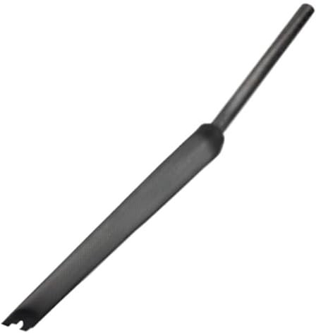 HESHUYAN Fahrrad Gabel Vollcarbon-Gabel Fahrrad-Vorderradgabel 700 MM Matt/Glänzend V-Bremse Rennrad-Gabel 28,6 MM Carbon-Fahrradteile Ultraleicht Fahrradgabeln(Matte)