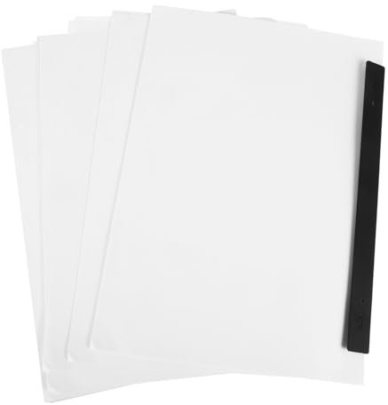 YARNOW 200blätter Blanko-comic-papier Weißes Skizzenpapier Animations-transparentpapier Mit Positionierungslineal Für Erstellung Von Comic-büchern
