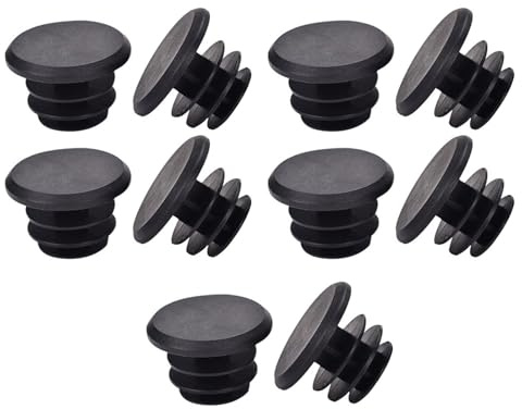 Kaaruisi 10Pcs Biciclette Manubrio End Tappi Tappi Biciclette Manopole Manubrio Tappi Terminali Per Biciclette Mountain Biciclette