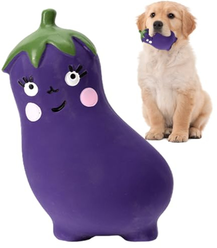 Vegetabiliska Hundtuggar Toys - Latex Onion Teether, Soft Green Cartoon Treat | Valpar Spelar Leksak För Aggressiva Tuggare, Rolig Hållbar Valpfigur, Färgglad Pet Companion För Träning