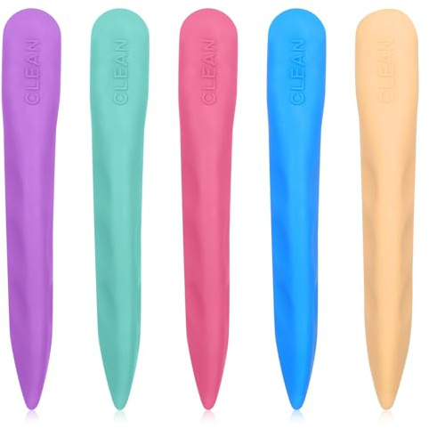 5 Piezas Gomas de Borrar en Forma de Lápiz, Gomas Triangular para Escuela, Set de Gomas Suaves Estéticas, Borradores para Escuela, Bocetos, Pinturas, Arte, Oficina