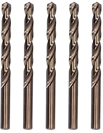 Kit di punte elicoidali in acciaio ad alta velocità per utensili di perforazione in ferro e rame (11 mm)