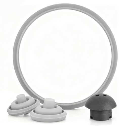 WMF Schnellkochtopf Ersatzteile 3 Teiliges WMF Perfect Ersatzteile Set Schnellkochtopf Dichtungsring, Hauptventil Sicherheitsventil Druckanzeigeventil