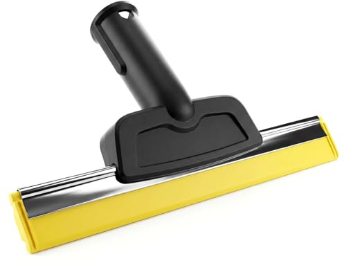 QWORK® Boquilla Limpiacristales para Limpiadora de Vapor con Labio Flexible – Limpieza sin Marcas para Ventanas, Espejos y Mamparas – Compatible con Series SC1 SC2 SC3 SC4 SC5