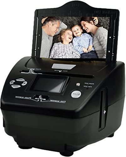 Film Scanner | Converte negativi e diapositive da 35 mm in foto digitali JPG | Scansione ad alta risoluzione per foto su carta 3x5, 4x6, 5x7