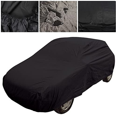 Black Breathable Full Car Cover for a Renault Clio Mk2 - Indoors & Outdoors