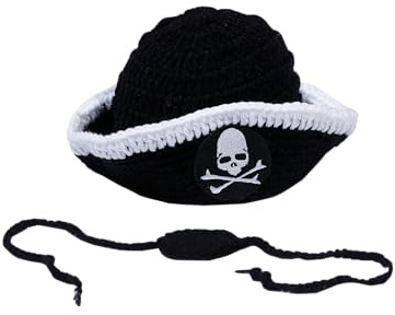 Pirate, Newborn Baby Girl/Boy Crochet Knit Costume Photo Photography Prop Hats Outfits