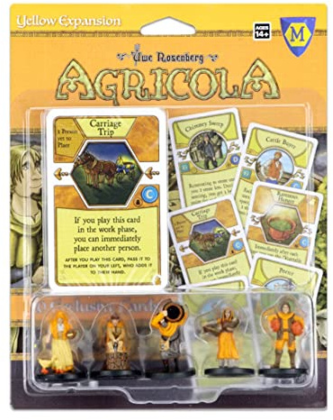 Mayfair Games Europe MFG72257 Agricola Game Expansion: Yellow (5 Figures), Mehrfarbig