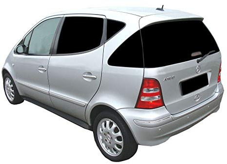 Solarplexius Auto-Sonnenschutz Scheiben-Tönung passgenau für Mercedes A Klasse W168 Lang Version L2 Bj. 2001-04 Komplettsatz Keine Folie