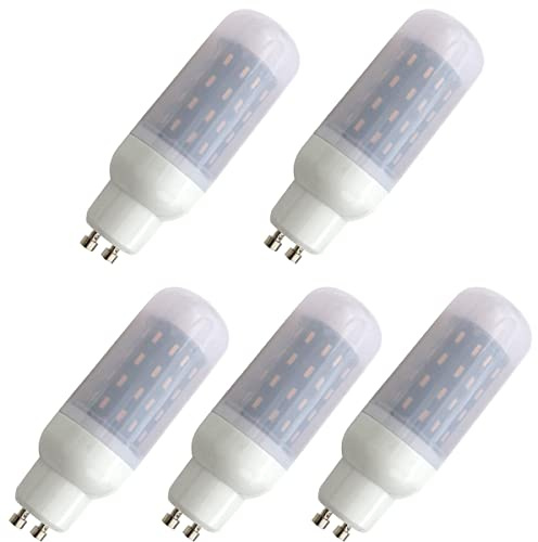 Aoxdi 5 Stück GU10 LED Lampen Glühbirne 5W, Warmweiß, LED Licht | 56 SMD 4014 GU10 LED Leuchtmittel, AC220-240V