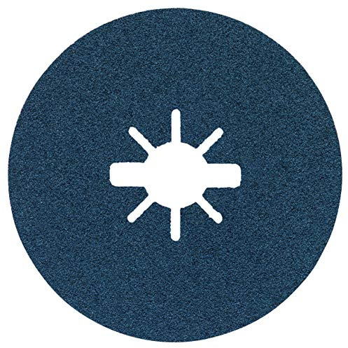 BOSCH FBX560 discos de fibra abrasiva de grano medio de 5 pulg. 60 X-Lock