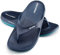 Aqua Speed ALCANO Sandali da Bagno | Uomini | Donne | Separatori per Dita dei Piedi Antiscivolo | Sandali da Doccia | ALCANO - Blu | Taglia: 43
