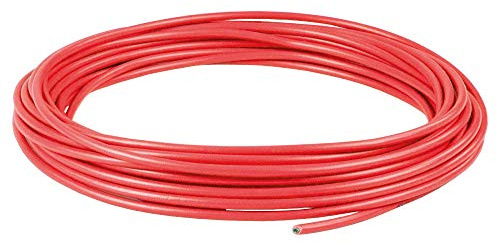 as - Schwabe 5 m Anschlussleitung H07V-K 2,5 mm² - PVC, rot | Feindrähtiger Kupferleiter zur Verdrahtung von Steckdosen, Elektrozubehör & als Fahrzeugleitung, 30043