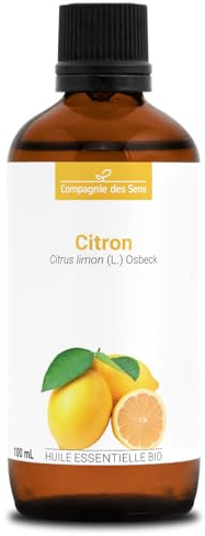 Limón (Citrus limon) BIO – 100 mL – Aceite Esencial Premium – 100% Puro, Natural – Garantía ChromaCert® – Quimiotipado e Integral