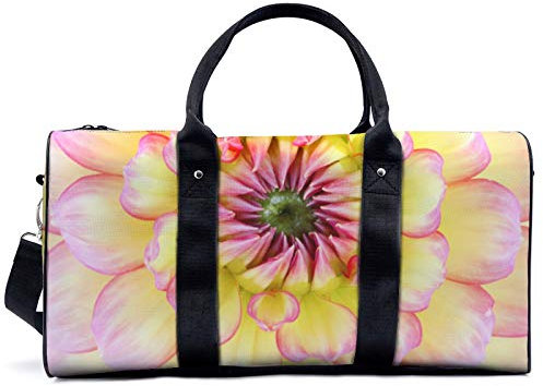 Seesack mit schönen Lilienblumen, für Reisen, Yoga, Camping, Fitnessstudio, Schultertasche, Sporttasche, leichte Canvas-Tragetasche, für Damen und Herren
