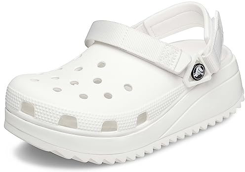 Crocs Unisex Classic Hiker Clog, Vitt, 6/7 UK