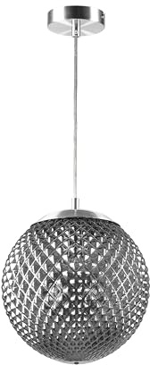 GTV – pendellampa MUNO | Taklampa Glamour-styling | hängande lampa glamour stil | hängande taklampa | max.250 V, 50/60 Hz, 1 x E27, max.25 W, 25 cm, IP20 | svart