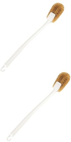 MAGICLULU 2 Stücke Wc Reinigung Pinsel Griff Weiche Palm Faser Tiefe Reinigung Kompakte Größe Badezimmer Versorgung Entferner