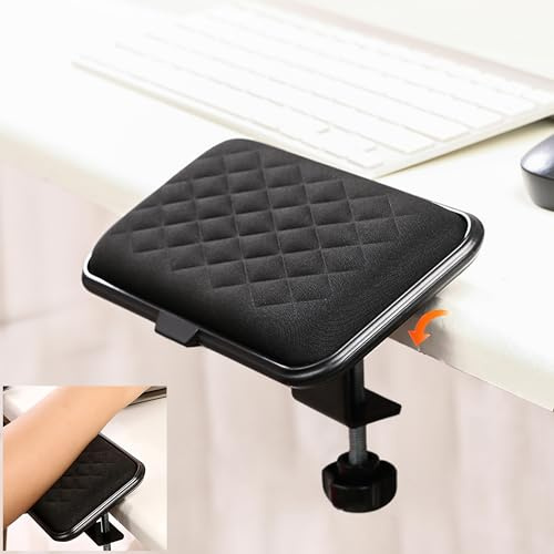 Ellenbogenpolster, Armlehne für Schreibtisch, Schreibtischverlängerung, ergonomische Tastatur-Handgelenkauflage, geeignet für Büroarbeit, Lernen, Malen und Spiele (1 Packung)