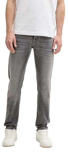 TOM TAILOR 1044972 Jeans Regular Tapered Homme, 10218 - Gris Denim, 30W / 30L