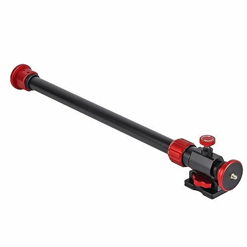 Trípode de cámara de aleación de Aluminio para Uso aéreo con Soporte de Brazo para cámara SLR y Varilla de extensión Incluye Barra Horizontal giratoria de 360° para Tomas en