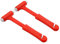 Tragbarer Hammer Break Fenster Glas Hammer Multitools 2pcs Multifunktionales Notfallauto -Fluchtwerkzeug Car Safety Tool Auto Escape Hammer rot