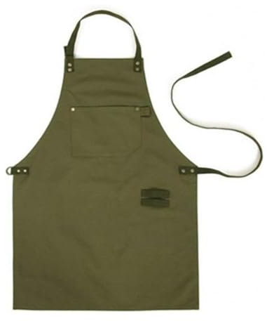 QZLNONTK Holzbearbeitung Schürze,Arbeit Schürzen, Werkzeuge Schürze Leinwand Kunst Malerei Café Männer und Frauen Overalls Arbeitsschürze Schürze for Männer Frauen