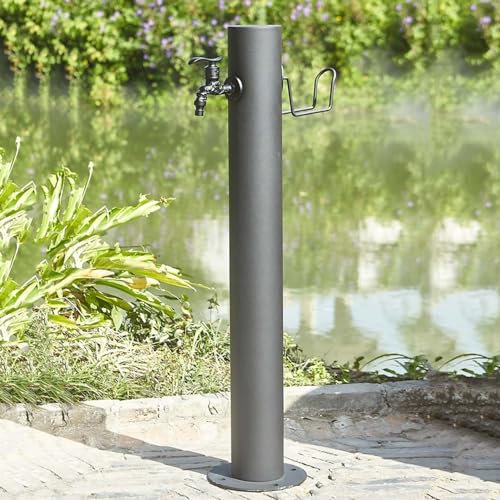 Colonne d'eau autoportante robinet de jardin avec robinet pour fontaine d'irrigation extérieure