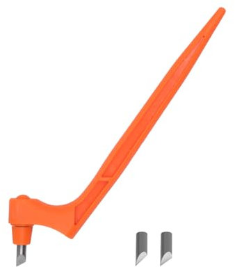 Joyangy Craft Schneidwerkzeuge, 360 Grad drehbare Klingen Edelstahl Cutter Stift mit 15, 30, 45 Grad Klingen für DIY Handwerk, Schablonen, Sammelalben, Orange