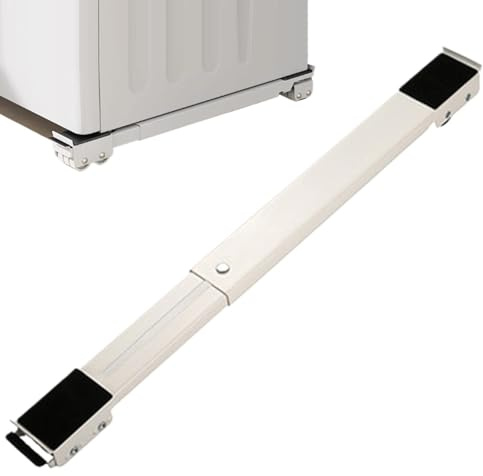 ETUCYNG Cursore per lavatrice e asciugatrice, ruote ad alte prestazioni – Base scorrevole allungabile per trasportatori di mobili, ruote per lavatrici, asciugatrici, frigoriferi,