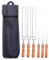 TOYANDONA 1 Juego Barbacoa de Inoxidable con Mango de Utensilios Picnic para BBQ al Aire