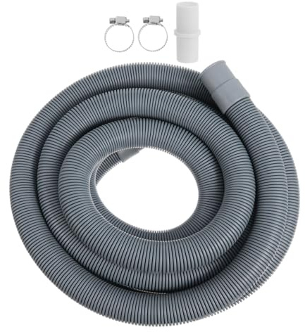 iplusmile Juego De Manguera De Drenaje Para Lavadora Automática De 3 Metros, Kit De Extensión De Manguera De Agua Resistente y Compatible, Adecuado Para Cocina y Baño