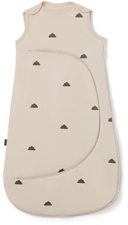 Snuz Baby Sleeping Bag with Nappy Zip, Super Soft Cotton Sleeping Bags, 6-18M