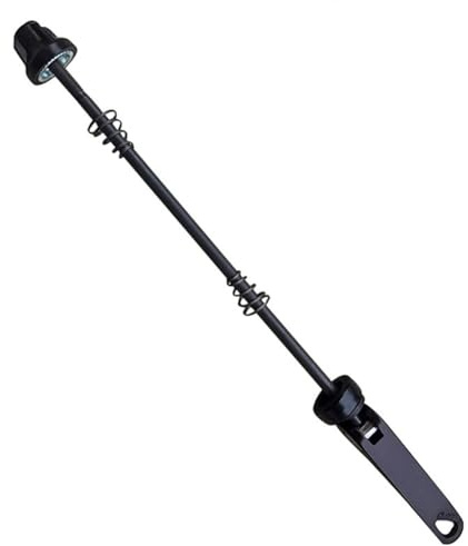 FACAIIO Schnellspanner-Spieße für Rennrad, Aluminium-Stahl-Achsen-Set, schwarz, 150 mm/193 mm