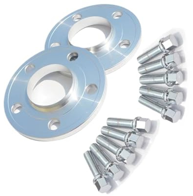 Spurverbreiterung FÜR Benz Für C-Klasse Für AMG 66,6 Hubzentrischer Ring 5X112 Spurverbreiterung 20 mm 2 Stück mit 10 Stück 12 x 1,5 Schrauben Spurplatten