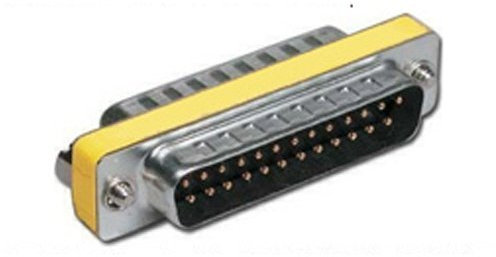 25 Pin Male Male Parallel DSUB Gender Changer Adapter