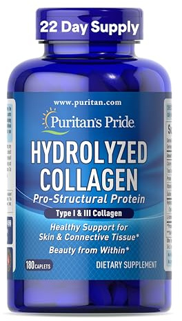 Puritan's Pride Hydrolyzed Collagen Pro-Structural Protein 1000mg