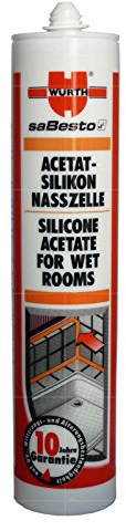 Würth Acetat-Silikon Nasszelle 310ml (Schwarz)