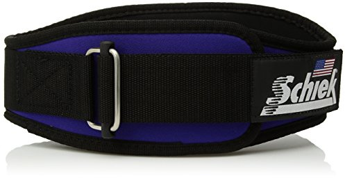 Schiek Gewichthebergürtel Nylon – 4 3/4 Inch, pourpre