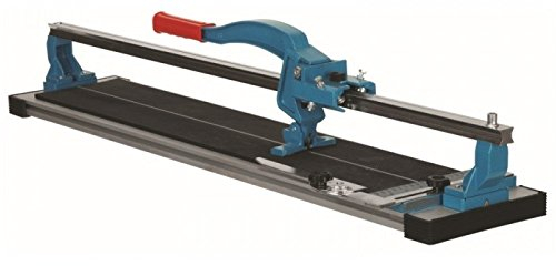 DEDRA Fliesenschneider, manuelle Fliesenschneidmaschine, 1200 mm, 120 cm, mit Kugellager, Führungsschiene mit „X“-Profil, Aluminium-Chassis, mit gummierter Arbeitsplatte (Maximale Schnittlänge 1200mm)