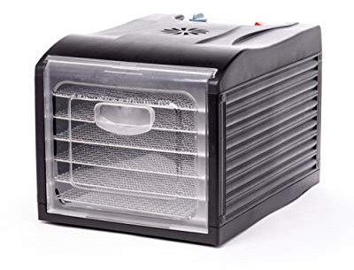 SousVideTools 6 Tray Food Dehydrator, Removable and Dishwasher Safe Stainless Steel Trays, Commercial Grade Dehydrator Machine, Great for Drying Fruit, Meat and Vegetables, (SVT-12003