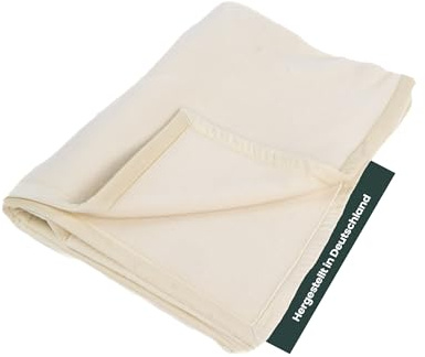Ritter Decken Kaschmount Kaschmirdecke 150 x 200 cm - Weiß | Luxuriös weiche Wolldecke aus 100% Kaschmir, temperaturausgleichend, ideal als Wohn-, Tages- & Kuscheldecke, Made in Germany