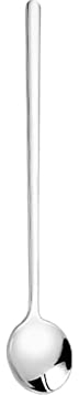 TOMYEUS Cuchara Cuchara de Acero Inoxidable con Cuchara de café Dorado con Cuchara de Cuchara de Cuchara de Cuchara pequeña Vajilla (Color : Silver, Size : 1 pc)