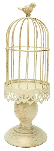 Gonetre Vogelkäfig Kerzenhalter Vogelkäfig Kerzenhalter Vogelkäfig Kerzenhalter Vogelkäfig Kerzenhalter Deko Vogelkäfige Metall Kerzenständer Retro Shabby Kerzenhalter