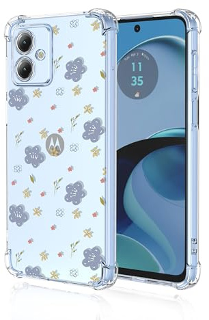WBWONE Estampados Pintados Funda para Motorola Moto G14, Carcasa Protectora Antigolpes Suave TPU Silicona Caso Anti-Choques Resistente a los Arañazos Case (A93)