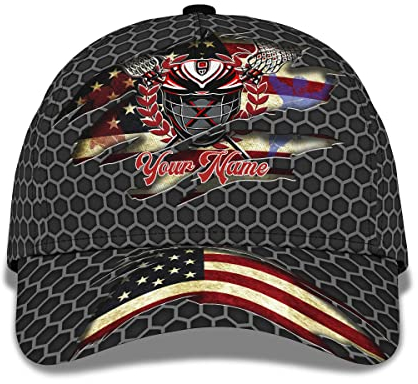 351 Baseballkappe Lacrosse-Helm Und Bedruckt Schirmmütze Basecap Snapbacks Golf Hüte Verstellbare Basecap Für Reisen, Auf Reisen, Golf