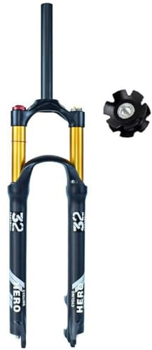 FukkeR 26 27.5 29 Ultra-léger Fourche Suspension Air VTT XC AM Vélo Montagne Fourches Avant Voyage 120mm QR 9mm 1 1/8 Droit Absorbant Les Chocs Verrouillage